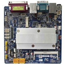 供应技嘉主板，性价比高/凌动525双核/无风扇/支持异步双显