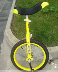 20寸/骑士黄色独轮车-发现者/儿童单轮车/适合身高145厘米以上