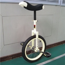 台湾骑士独轮车独轮车单独车16寸白色骑士独轮车
