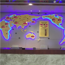 前台地图电子钟