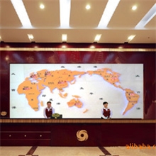 供应地理教学用区域时间控制系统、大型LED子母钟