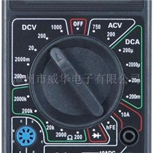 供应数字万用表DT830B印度倾销价义乌价格