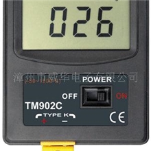 供应数字温度计温度表K型热电偶TM902C温度表