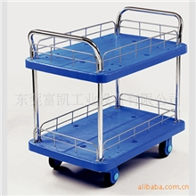 东莞折叠平板手推车广州铁板手推车番禺双层手推车静音手推车