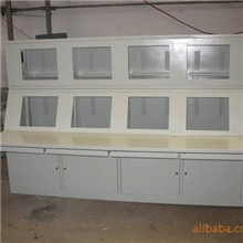 四单元墙式控制台，四单元双层操作台，监控台,四联二层监控台