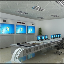 厂家专业定制各式多媒体电视墙控制台监控电视墙