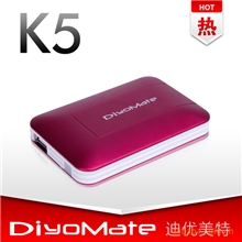 热卖K5赠送HDMI线支持蓝光全球最小高清播放器