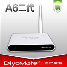 海思方案迪优美特A6II高清网络电视机顶盒安卓4.0