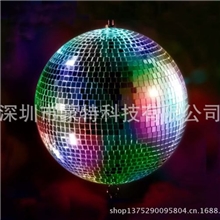 50cm厂价直销玻璃镜球橱窗玻璃球舞台灯光球圣诞镜球