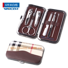 【现货批发】阳江美容套批发六件套美容套装维妮丝美[6件米白格]