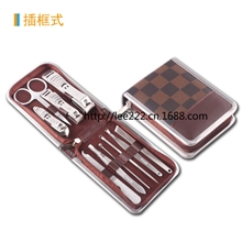 【现货批发】十件套不锈钢美容套装修甲套装&mdash;[插框式]