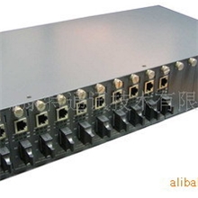 北邮康特供应光纤收发器集中式机架220V双电源1416可选