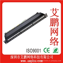 BLACKPATCHPANELFTPCAT5E24PORRJ45