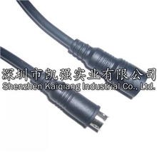 MINIDIN公母插头线防水S端子连接线S-VIDEO监控延长线