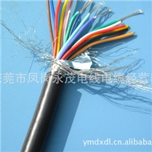 多芯控制电缆信号线护套线编码线屏蔽线25芯屏蔽线