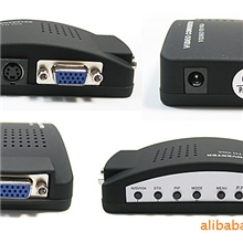 S-video/RCA/BNC转VGA视频转换器/TVTOPC转换器/电视转电脑