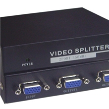 vga分配器1分2一分二高清vga分配器1进2出带音频USB供电工程专用
