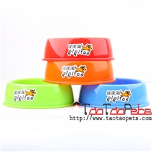 厂家皮皮淘品牌塑料宠物碗宠物食盆优质彩色宠物碗狗碗单碗小号