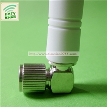 深圳厂家供应wifi天线3DB弯头镀镍橡胶棒天线信号超强增益高