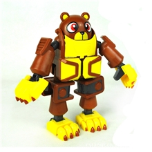 混批/批发儿童变形机器人灵动创想快乐酷宝玩具全套熊王酷宝7507