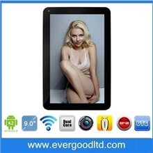 厂批超长待机9寸全志A13双核平板电脑wifi版10点电容屏可定制品牌