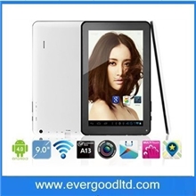 9寸全志A13双摄像头8GB多彩版10点触摸电容屏平板电脑批发安卓4.0
