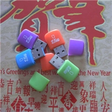 厂家读卡器批发TF蓝玫瑰迷你读卡器正品2.0高速