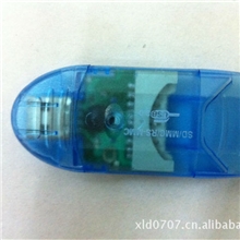 USB读卡器厂家工厂直销SD读卡器-小双帽