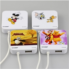 国腾gotein商务型USB分线器HUB高速4口方形USBhub2.0分线器