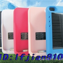 Solarbatteyforiphone4苹果太阳能手机背夹移动电源/电池