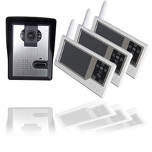 无线可视门铃/一拖三无线可视触摸门铃/无线可视触摸门铃方案