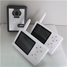 正品别墅型楼宇可视对讲家用无线可视门铃一托二新款无线门铃