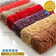 【厂家直销】雨柔雪尼尔地垫地毯质量最好保证水洗不脱胶