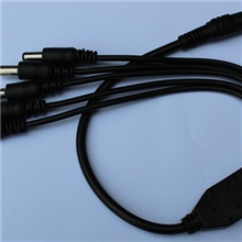 供应DC一分五DC母转公线一拖五DC电源线DC5.5*2.1dc一分五