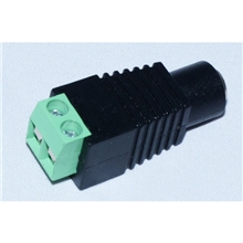 供应dc2.1*5.5dc插头电源母头DC母电源头dc绿色电源插头