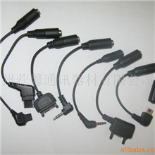 厂家供手机转接线手机耳机转接头手机音频转接线