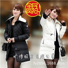 品牌女款羽绒服时尚中长款羽绒服女歀韩版外套小时代升级版批发