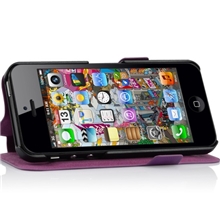 苹果iphonemini/iphone5c/iphone5c超薄钱包式支架手机皮套