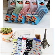 超低价批发最新秋冬款手工缝头无骨男女卡通松口短袜百搭款棉袜