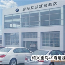 广州德其正门业专业安装维修遥控电动透视车库门