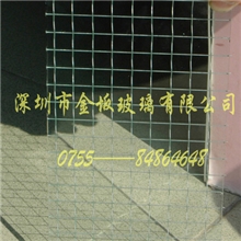 供应夹丝玻璃----透明夹丝玻璃