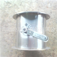 阀门厂家专业生产圆形单叶含法兰手动调节阀通风管道阀门质量保证