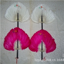 厂家生产【诸葛亮隐居地】【整根毛】羽毛扇孔明扇鹅毛孔明扇