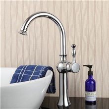 清蝶红全铜水龙头面盆冷热水龙头