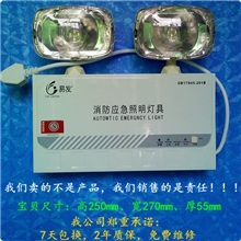 厂家批发珠海易发4W消防应急照明灯LED应急灯双头灯猫头灯