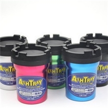 铝合金烟缸铝合金烟灰缸礼品烟灰缸五色可选