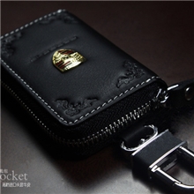 牛皮钥匙包奥迪宝马汽车真皮雕花钥匙包真皮汽车钥匙包钥匙包