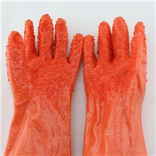 工厂直销欣安818抗油耐刺穿止滑工业橡胶工作手套劳保防护手套