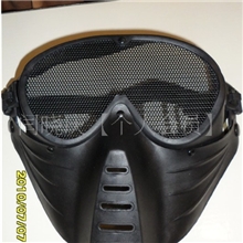 鬼脸B面具苍蝇面罩骷髅护脸鬼面恐怖面具CS野战面罩