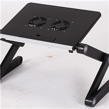 正品诚诺铝合金电脑桌USB带风扇批发可一件代发